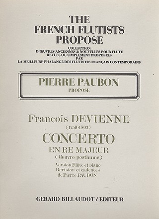 Concerto En Re Majeur (Oeuvre Posthume)