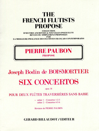 6 Concertos Op. 38 Vol.1