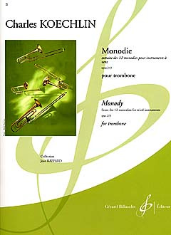 12 Monodies Pour Instruments A Vent Op. 213 1 Monodie Pour Trombone