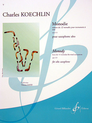 12 Monodies Pour Instruments A Vent Op. 213 1 Monodie Pour Saxophone Mi Bemol