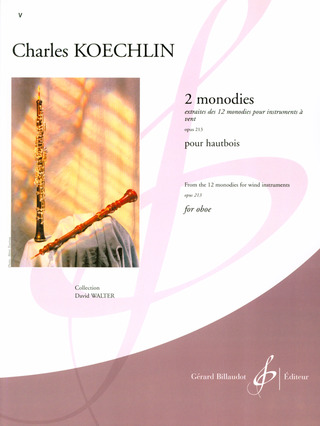 12 Monodies Pour Instruments A Vent Op. 213 2 Monodies Pour Hautbois