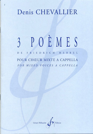 3 Poemes De Friedrich Hebbel