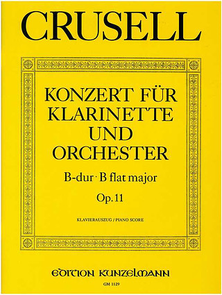 Clarinet Concerto In B Flat Major Op. 11