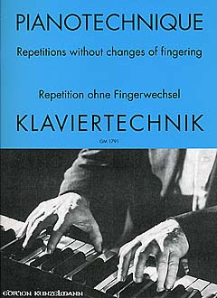 Piano Technique: Repetitions Without Changes Of Fingering