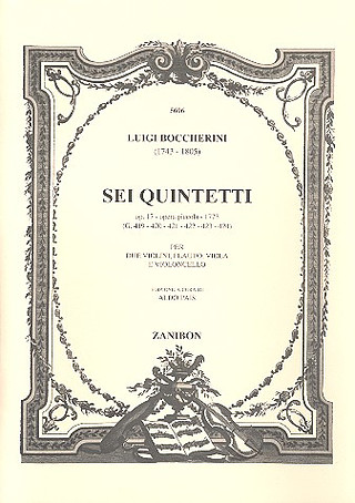 Quintetti (6) Op. 17 Fl, 2Vn, Va E Vc (P