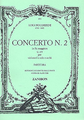 Concerto N.2 Re Magg. G.479 Vc E Archi