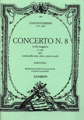 Concerto N.8 Re Magg.G.478 Vc, Oboi, Corni E Archi