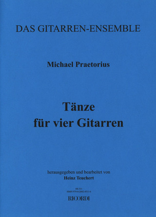 Taenze Aus Terpsichore (PRAETORIUS MICHAEL)