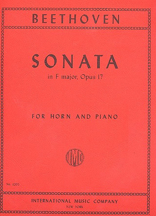 Horn Sonata F Major Op. 17