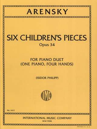 6 Children's Pieces Op. 34