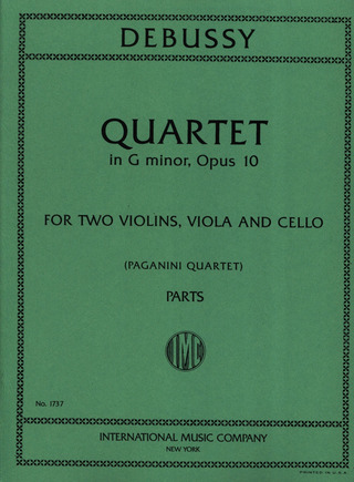 String Quartet Gmin Op. 10 Parts