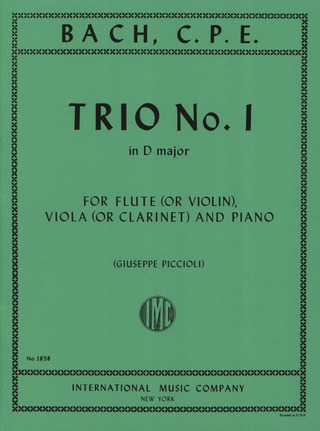 Trio No.1 Dmaj Fl Clar Pft