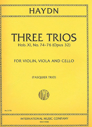 3 Trios Op. 32 Vln Vc Pft