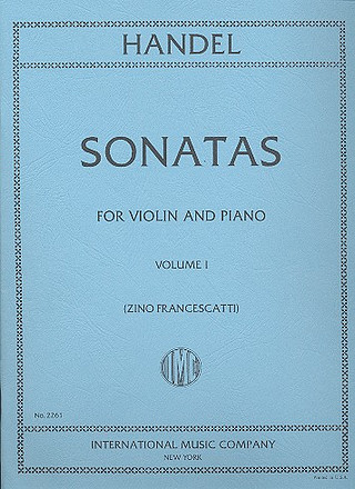 6 Sonatas Vol.1 Vln Pft.Red