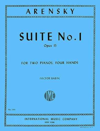 Suite Op. 15 2Pft 4H