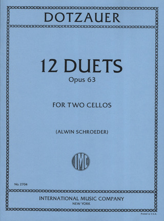 Tewelve Duets Op. 63 2Vc