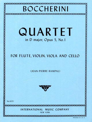 Quartet Dmaj Op. 5/1 Fl Vln Vla