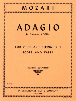 Adagio Gmaj Ob Str.Trio