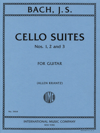 Cello Suites #1/2 And 3 Gtr