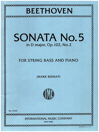Sonata No5 Op. 102/2