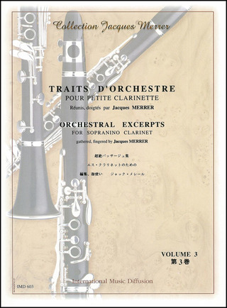 Traits D'Orchestre Pour Petite Clarinette Vol.3