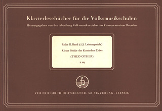 Klavierlesebücher. Kleine Stücke Des Klassischen Erbes, Reihe II, Bd 5