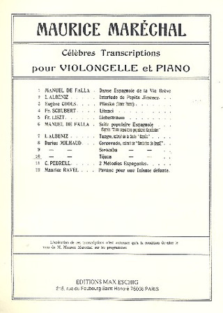 Tijuca Violoncelle/Piano