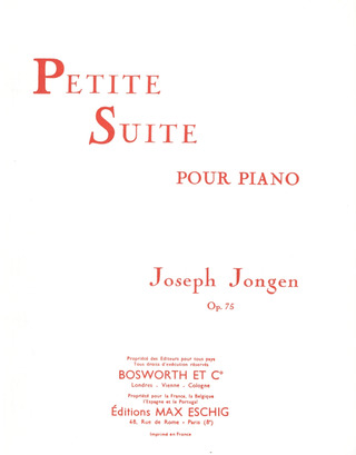 Petite Suite Piano Op. 75