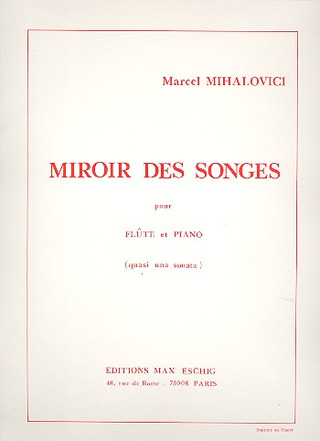 Miroir Songes Fl/Piano
