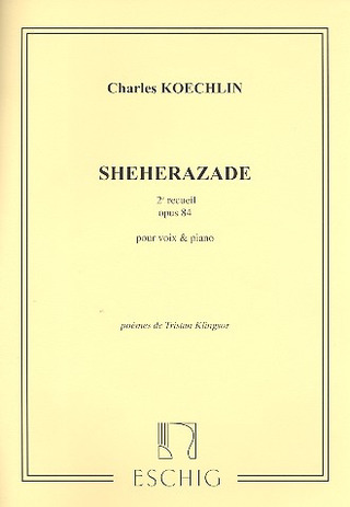 Sheherazade Op. 84 N 2 Cht/Piano (8 Poemes De Klingsor