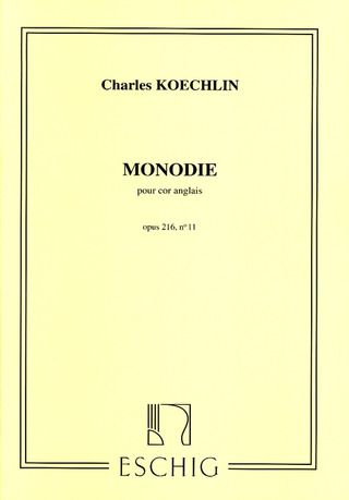 Monodie Pour Cor Anglais Op. 216 N.11