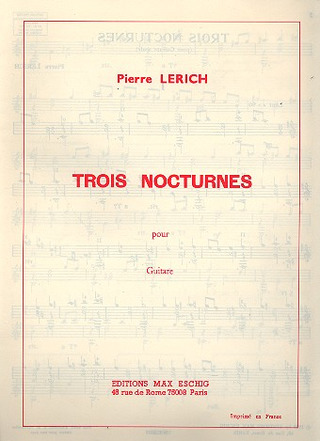 3 Nocturnes Guitare