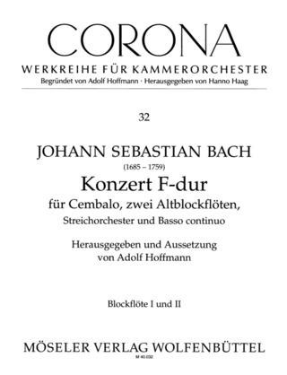 Concerto F Major Bwv 1057