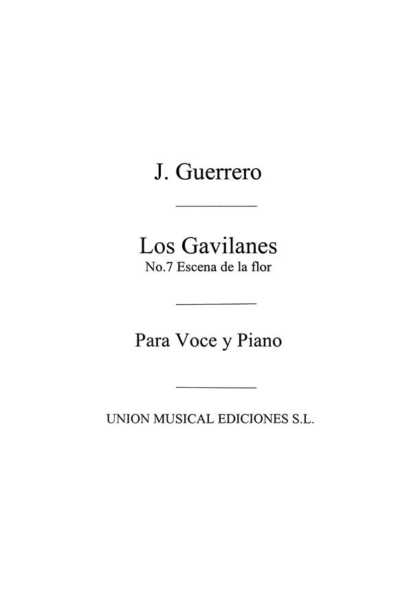 Guerrero Los Gavilanes No7 Escena De La Flor Chant/Piano