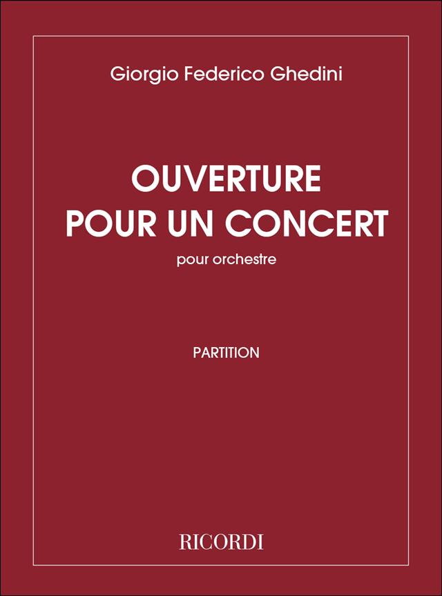 Ouverture Pour Un Concert