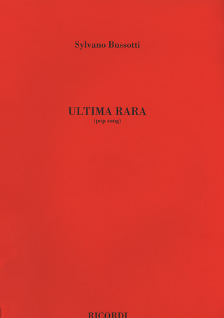 Ultima Rara - Pop Song