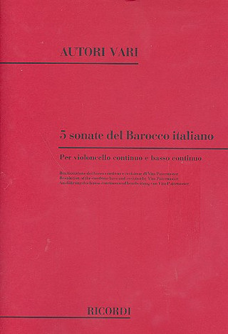 5 Son. Del Barocco Italiano Per Vc. E B.C. Vol.1