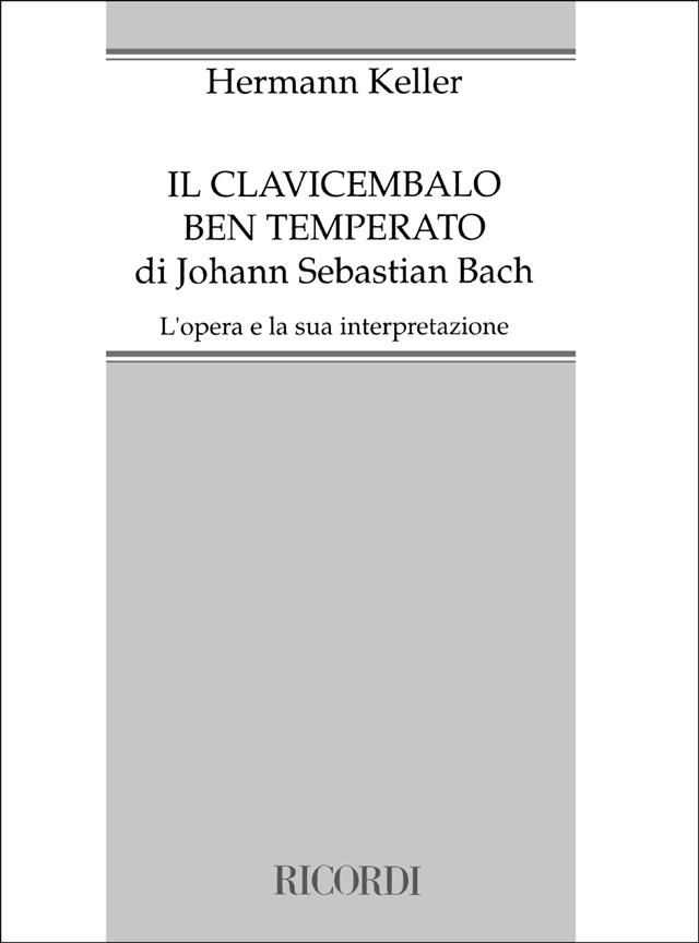 Clavicembalo Ben Temperato Di Johann Sebastian Bach