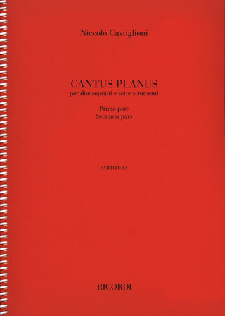 Cantus Planus Per 2 S. E 7 Strum.