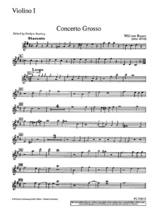 Concerto Grosso B Minor