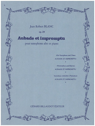 Aubade Et Impromptu Op. 29
