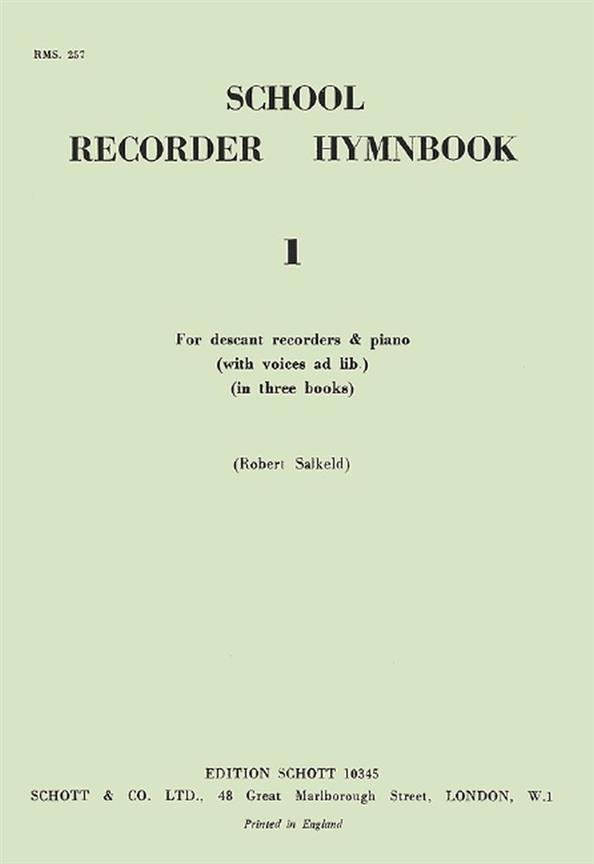 School Recorder Hymnbook Vol.1