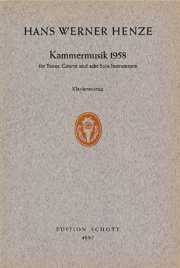 Kammermusik 1958