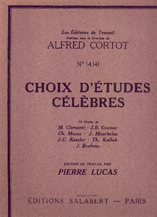 Choix D'Etudes Celebres (Lucas) Piano