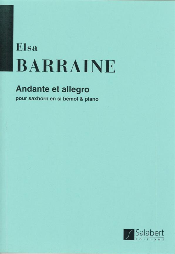 Andante Et Allegro, Pour Saxhorn En Si Bemol Et Piano