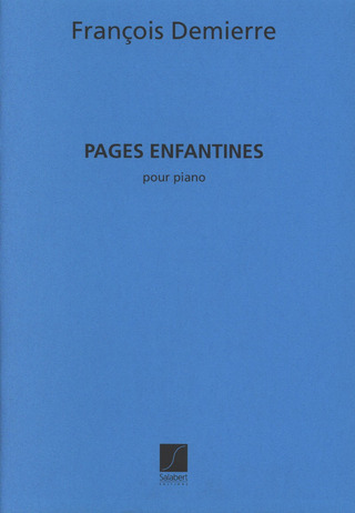 Pages Enfantines Piano Recueil