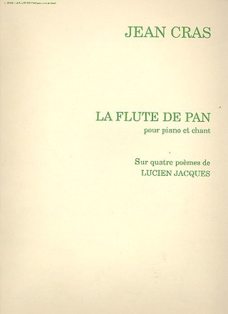 La Flûte De Pan Chant/Piano Reduction