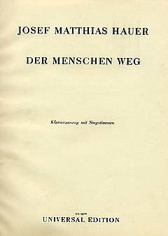 Der Menschen Weg Op. 67