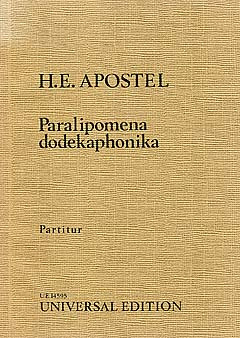 Paralipomena Dodekaphonika Op. 44