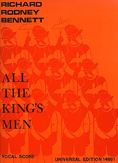 All The Kings Men Vocal Score